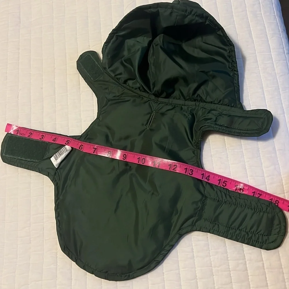 Target Classic Dog Puffer Vest Size Small Wondershop Dark Green Jacket like new
